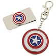 Captain America Money Clip and Key Chain Box Set